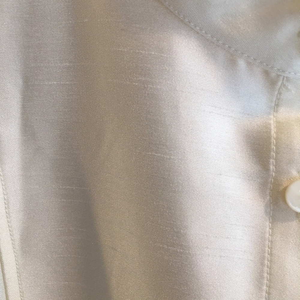 Linea by Louis Dell'Olio Faux Shantung Band Collar Shirt Shacket - Picture 5 of 13